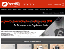 Tablet Screenshot of freedayshop.es